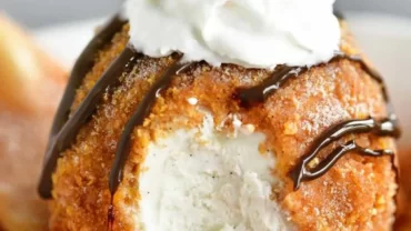 ايس كريم مقلي / Fried Ice Cream